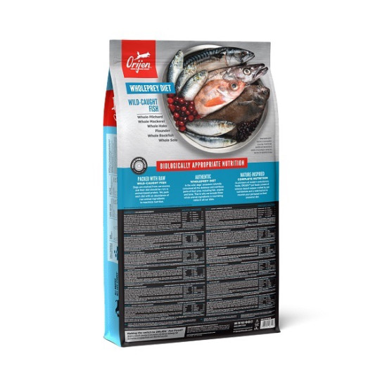 ORIJEN Six Fish – hrană uscată fără cereale pentru câini, cu pește, 11,4 kg